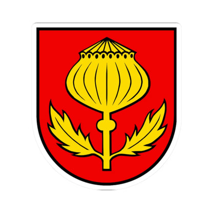 Wappen Mägenwil AG (Switzerland) (Coat of Arms) STICKER Vinyl Kiss-Cut Decal 2 Inch White - The Sticker Space