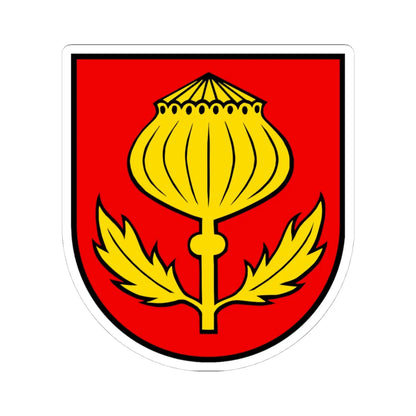 Wappen Mägenwil AG (Switzerland) (Coat of Arms) STICKER Vinyl Kiss-Cut Decal 4 Inch White - The Sticker Space