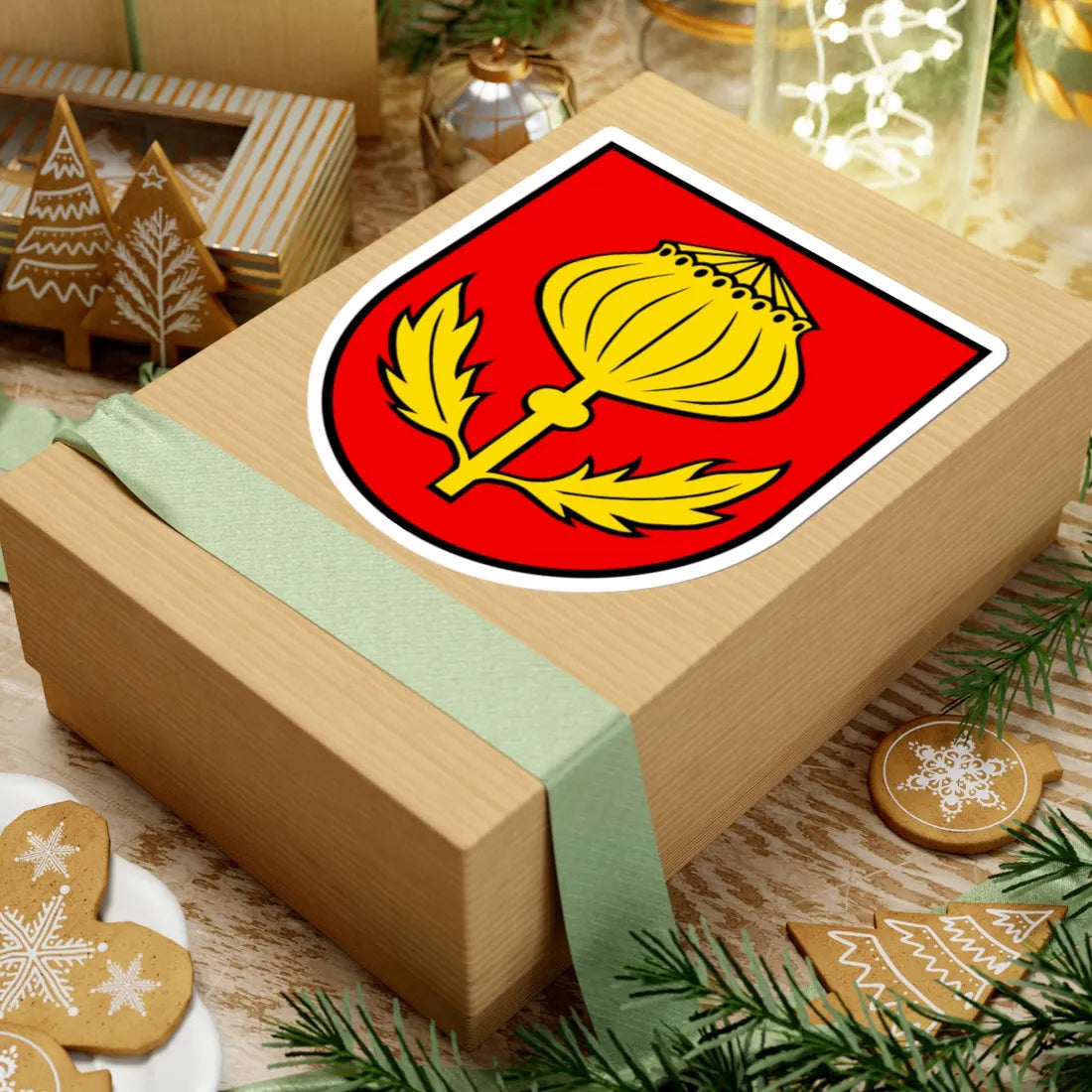 Wappen Mägenwil AG (Switzerland) (Coat of Arms) STICKER Vinyl Kiss-Cut Decal - The Sticker Space