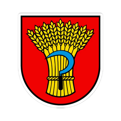 Wappen Möhlin AG (Switzerland) (Coat of Arms) STICKER Vinyl Kiss-Cut Decal 4 Inch White - The Sticker Space