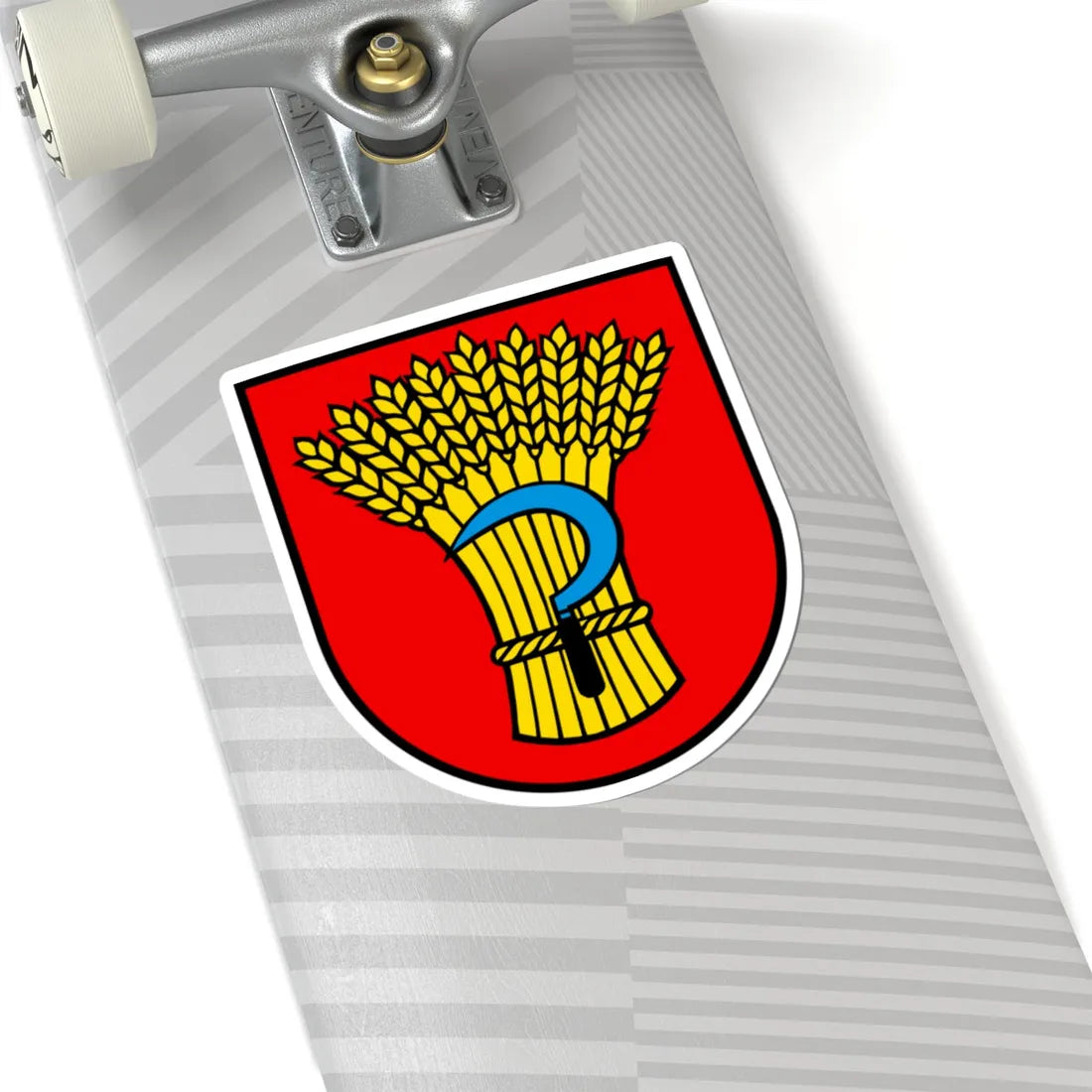Wappen Möhlin AG (Switzerland) (Coat of Arms) STICKER Vinyl Kiss-Cut Decal - The Sticker Space