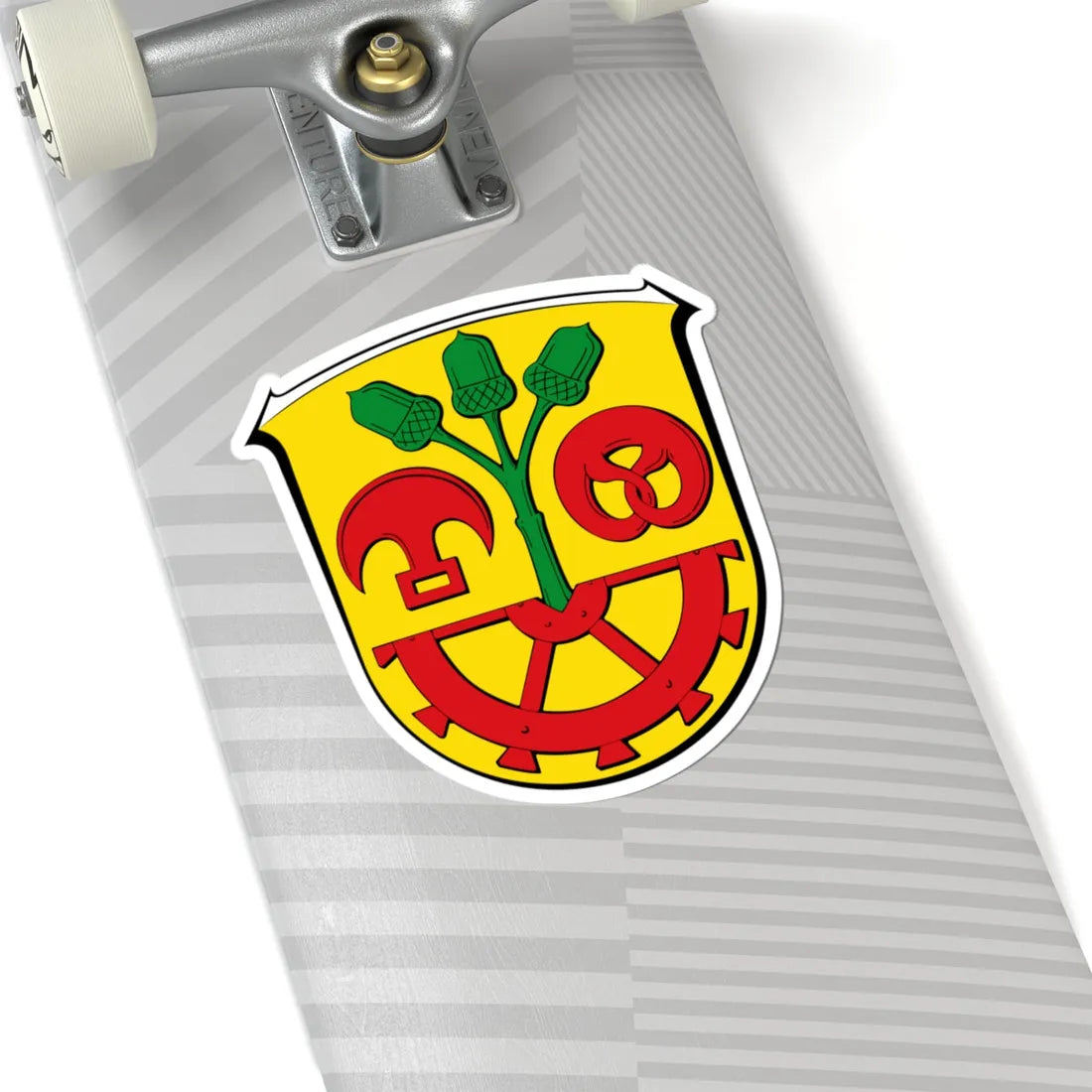 Wappen Mühltal (Germany) (Coat of Arms) STICKER Vinyl Kiss-Cut Decal - The Sticker Space