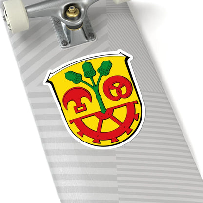 Wappen Mühltal (Germany) (Coat of Arms) STICKER Vinyl Kiss-Cut Decal - The Sticker Space