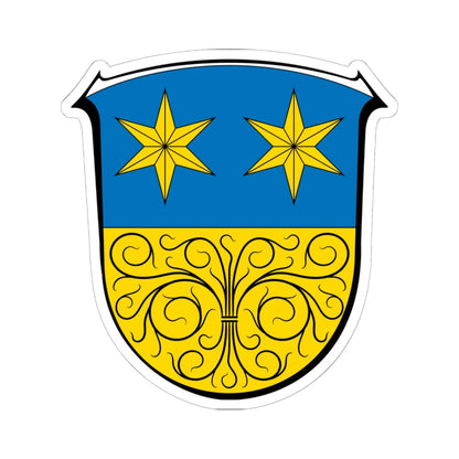 Wappen Michelstadt (Germany) (Coat of Arms) STICKER Vinyl Kiss-Cut Decal 6 Inch White - The Sticker Space