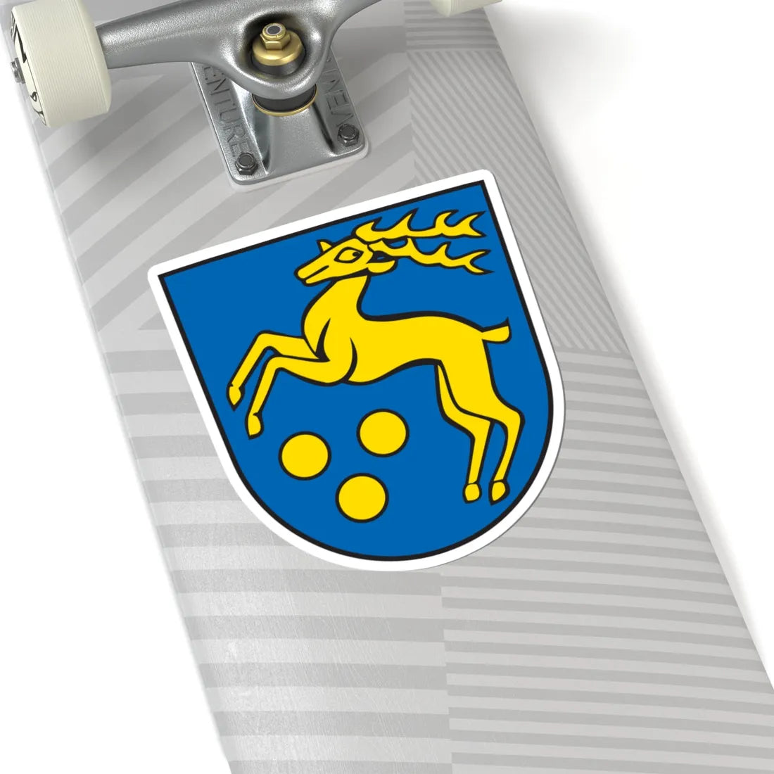 Wappen Mickhausen (Germany) (Coat of Arms) STICKER Vinyl Kiss-Cut Decal - The Sticker Space