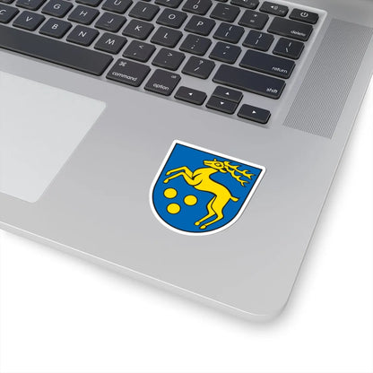Wappen Mickhausen (Germany) (Coat of Arms) STICKER Vinyl Kiss-Cut Decal - The Sticker Space