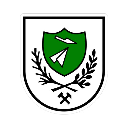 Wappen Mildenau (Germany) (Coat of Arms) STICKER Vinyl Kiss-Cut Decal 3 Inch White - The Sticker Space