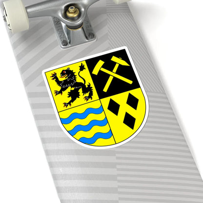 Wappen Mittelsachsen (Germany) (Coat of Arms) STICKER Vinyl Kiss-Cut Decal - The Sticker Space