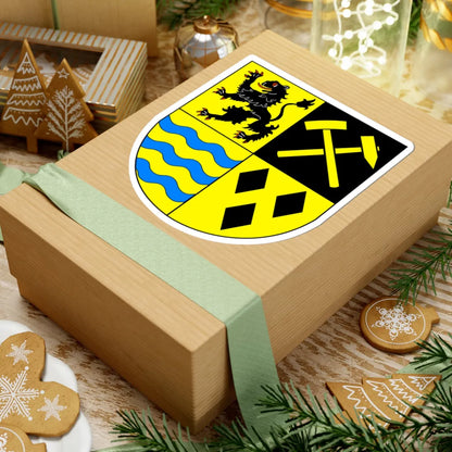 Wappen Mittelsachsen (Germany) (Coat of Arms) STICKER Vinyl Kiss-Cut Decal - The Sticker Space