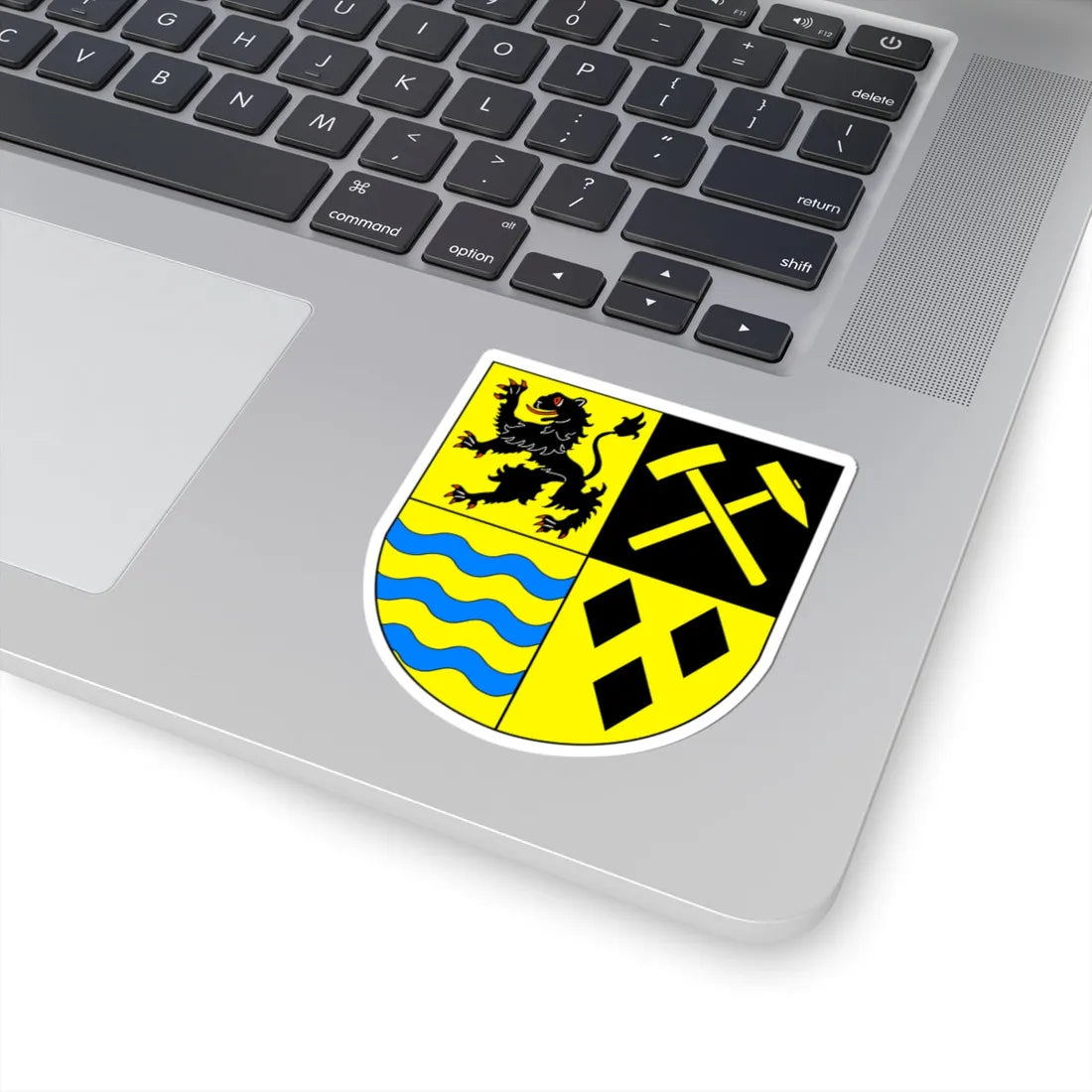 Wappen Mittelsachsen (Germany) (Coat of Arms) STICKER Vinyl Kiss-Cut Decal - The Sticker Space