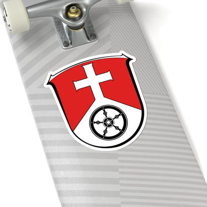 Wappen Münchhausen am Christenberg (Germany) (Coat of Arms) STICKER Vinyl Kiss-Cut Decal - The Sticker Space