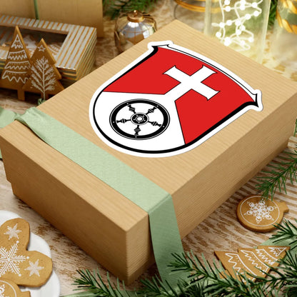 Wappen Münchhausen am Christenberg (Germany) (Coat of Arms) STICKER Vinyl Kiss-Cut Decal - The Sticker Space