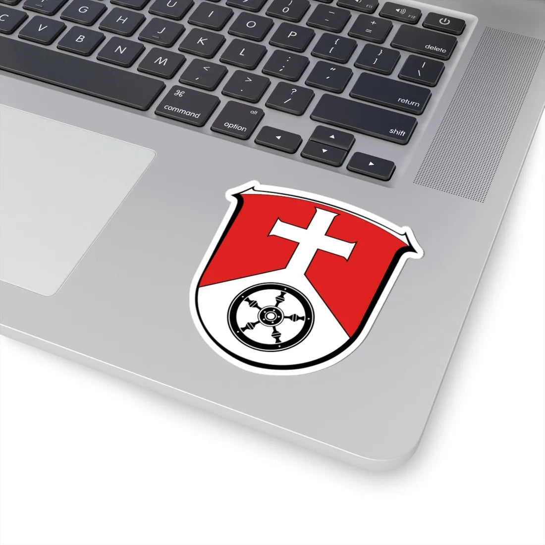 Wappen Münchhausen am Christenberg (Germany) (Coat of Arms) STICKER Vinyl Kiss-Cut Decal - The Sticker Space