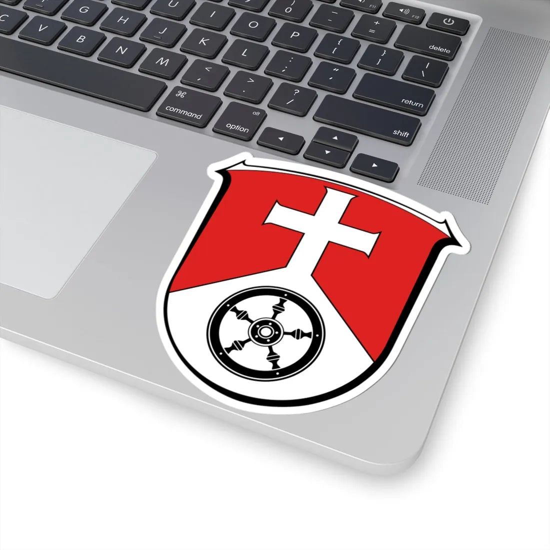 Wappen Münchhausen am Christenberg (Germany) (Coat of Arms) STICKER Vinyl Kiss-Cut Decal - The Sticker Space