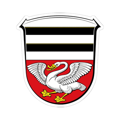 Wappen Münster Hessen (Germany) (Coat of Arms) STICKER Vinyl Kiss-Cut Decal 6 Inch White - The Sticker Space