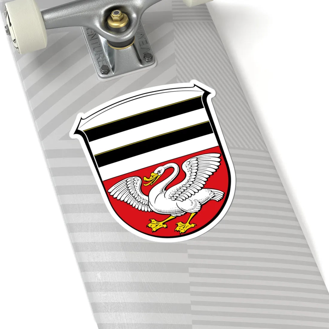 Wappen Münster Hessen (Germany) (Coat of Arms) STICKER Vinyl Kiss-Cut Decal - The Sticker Space