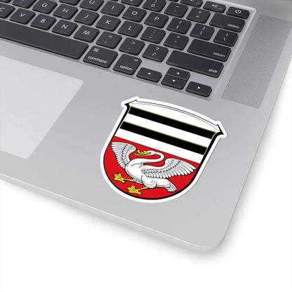 Wappen Münster Hessen (Germany) (Coat of Arms) STICKER Vinyl Kiss-Cut Decal - The Sticker Space