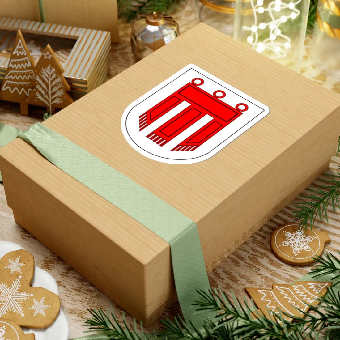 Wappen Montforter 19th (Austria) (Coat of Arms) STICKER Vinyl Kiss-Cut Decal - The Sticker Space