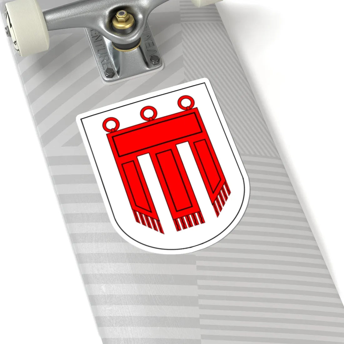 Wappen Montforter 19th (Switzerland) (Coat of Arms) STICKER Vinyl Kiss-Cut Decal - The Sticker Space