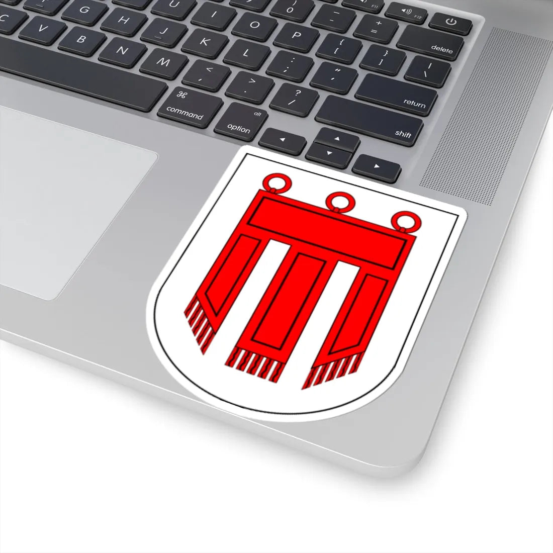 Wappen Montforter 19th (Switzerland) (Coat of Arms) STICKER Vinyl Kiss-Cut Decal - The Sticker Space