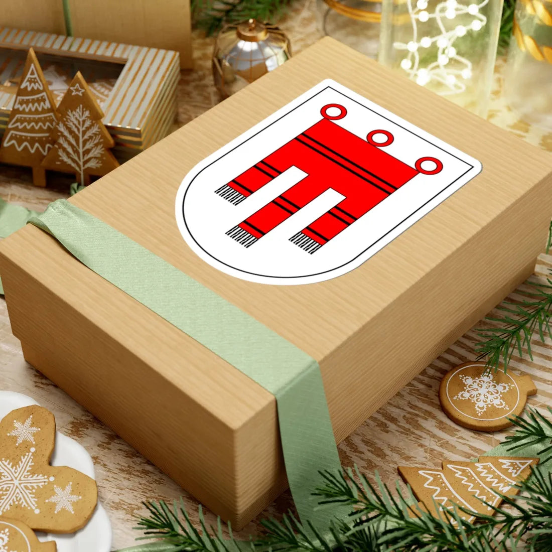 Wappen Montforter (Austria) (Coat of Arms) STICKER Vinyl Kiss-Cut Decal - The Sticker Space