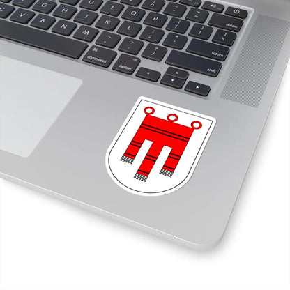 Wappen Montforter (Switzerland) (Coat of Arms) STICKER Vinyl Kiss-Cut Decal - The Sticker Space