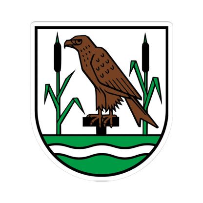 Wappen Moosleerau AG (Switzerland) (Coat of Arms) STICKER Vinyl Kiss-Cut Decal 3 Inch White - The Sticker Space