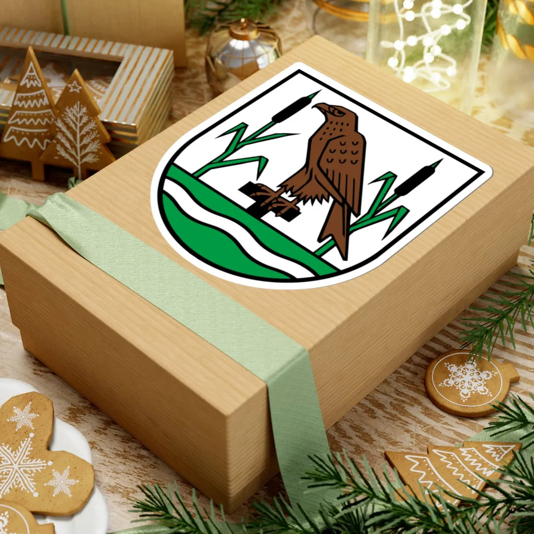 Wappen Moosleerau AG (Switzerland) (Coat of Arms) STICKER Vinyl Kiss-Cut Decal - The Sticker Space