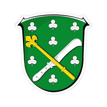 Wappen Morschen (Germany) (Coat of Arms) STICKER Vinyl Kiss-Cut Decal 6 Inch White - The Sticker Space