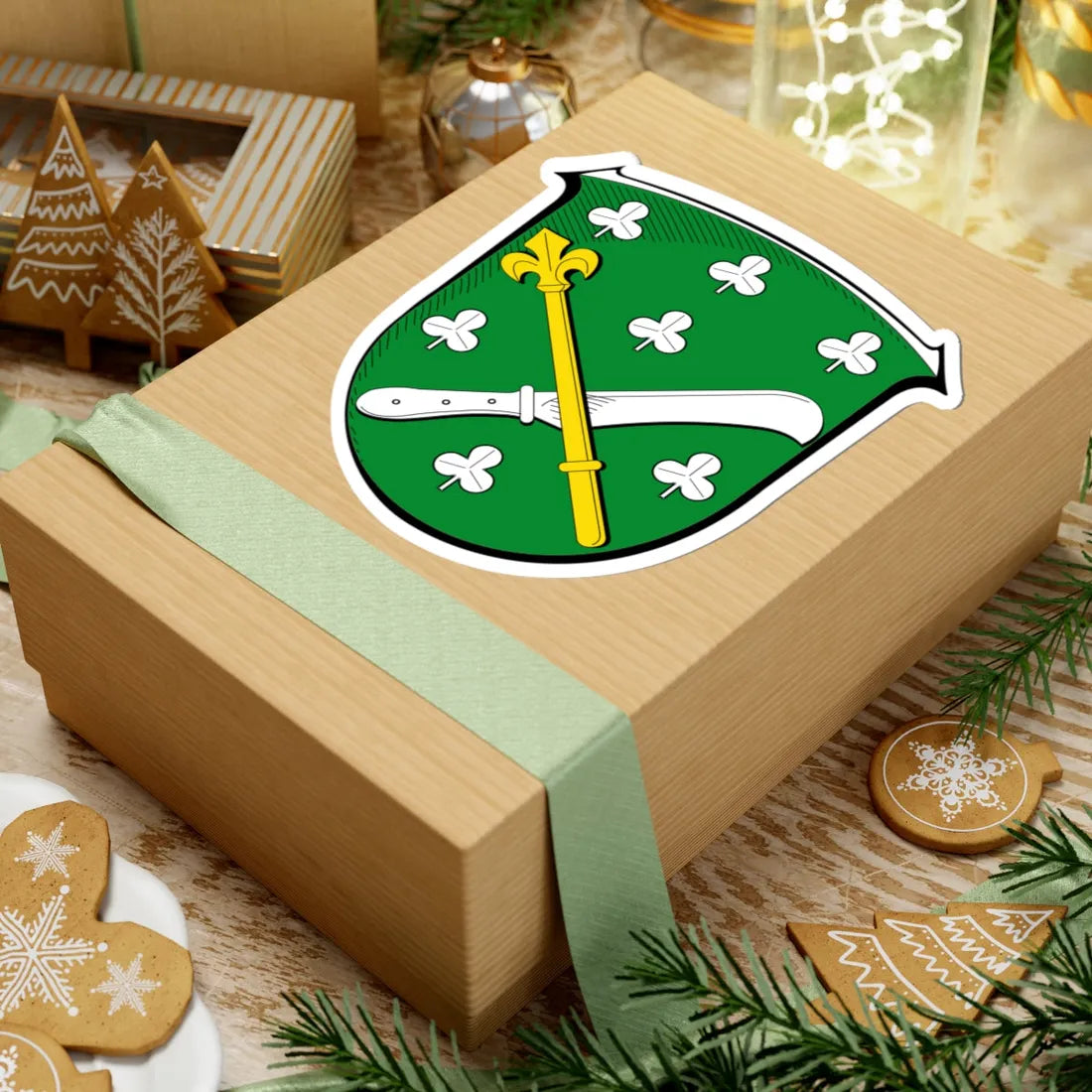 Wappen Morschen (Germany) (Coat of Arms) STICKER Vinyl Kiss-Cut Decal - The Sticker Space