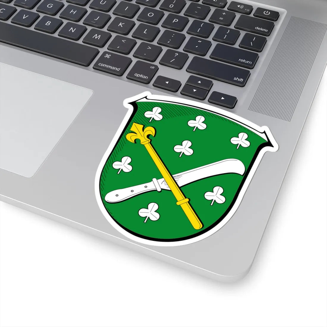 Wappen Morschen (Germany) (Coat of Arms) STICKER Vinyl Kiss-Cut Decal - The Sticker Space