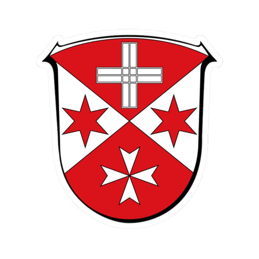 Wappen Mossautal (Germany) (Coat of Arms) STICKER Vinyl Kiss-Cut Decal 2 Inch White - The Sticker Space