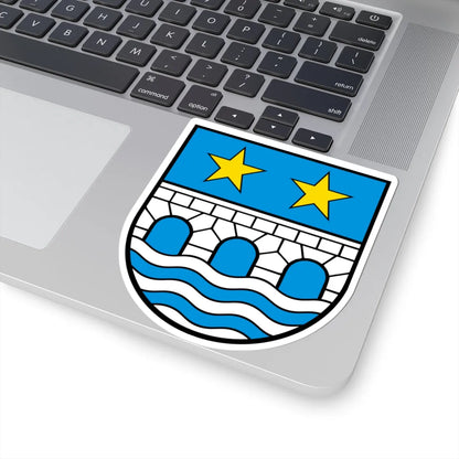 Wappen Muhen AG (Switzerland) (Coat of Arms) STICKER Vinyl Kiss-Cut Decal - The Sticker Space