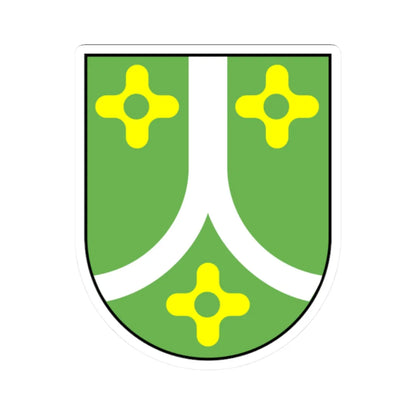 Wappen Muldentalkreis (Germany) (Coat of Arms) STICKER Vinyl Kiss-Cut Decal 2 Inch White - The Sticker Space