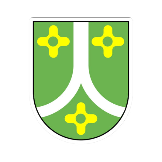 Wappen Muldentalkreis (Germany) (Coat of Arms) STICKER Vinyl Kiss-Cut Decal 2 Inch White - The Sticker Space