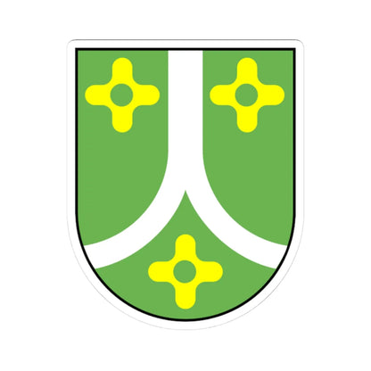 Wappen Muldentalkreis (Germany) (Coat of Arms) STICKER Vinyl Kiss-Cut Decal 3 Inch White - The Sticker Space