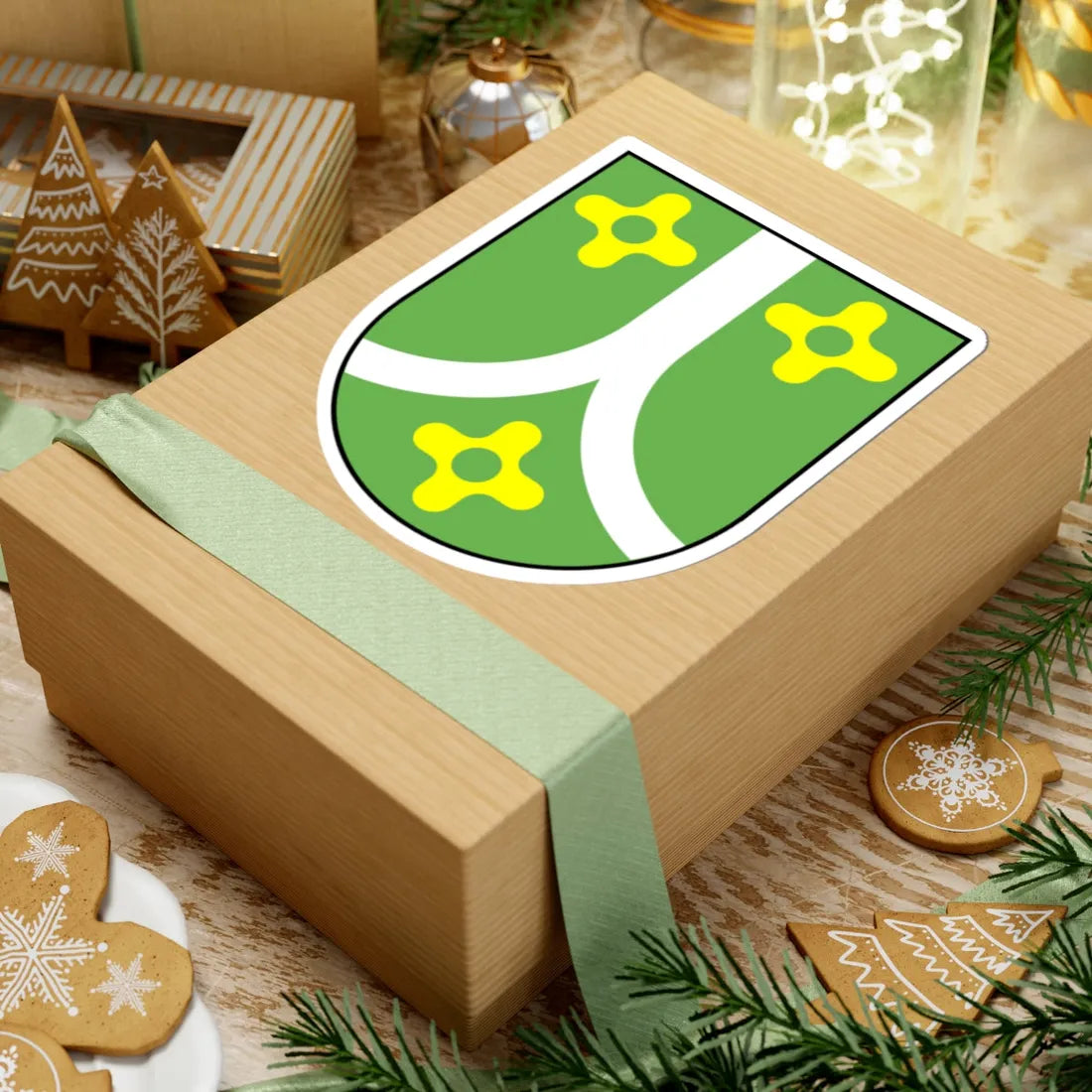 Wappen Muldentalkreis (Germany) (Coat of Arms) STICKER Vinyl Kiss-Cut Decal - The Sticker Space