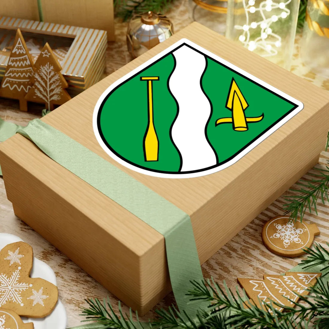 Wappen Mumpf AG (Switzerland) (Coat of Arms) STICKER Vinyl Kiss-Cut Decal - The Sticker Space