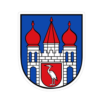 Wappen mutzschen (Germany) (Coat of Arms) STICKER Vinyl Kiss-Cut Decal 4 Inch White - The Sticker Space