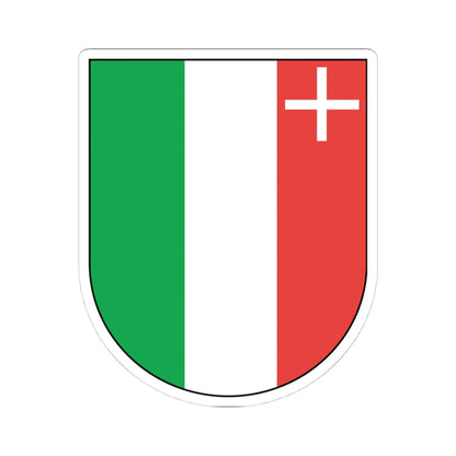 Wappen Neuenburg matt (Switzerland) (Coat of Arms) STICKER Vinyl Kiss-Cut Decal 4 Inch White - The Sticker Space