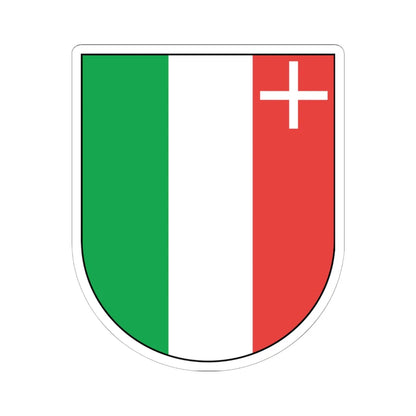 Wappen Neuenburg matt (Switzerland) (Coat of Arms) STICKER Vinyl Kiss-Cut Decal 6 Inch White - The Sticker Space
