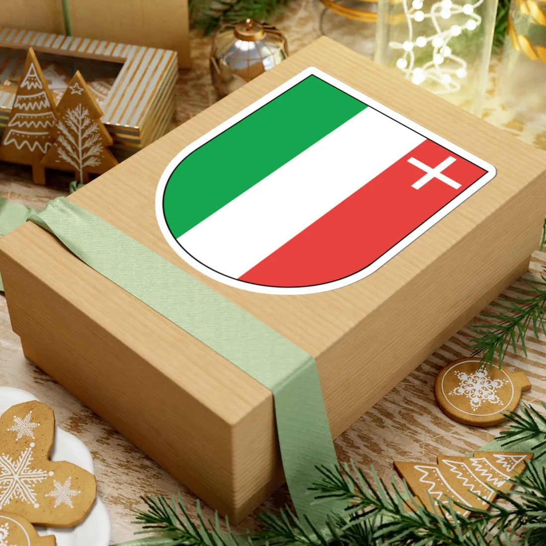 Wappen Neuenburg matt (Switzerland) (Coat of Arms) STICKER Vinyl Kiss-Cut Decal - The Sticker Space