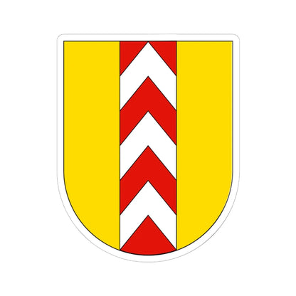 Wappen Neuenburg (Switzerland) (Coat of Arms) STICKER Vinyl Kiss-Cut Decal 6 Inch White - The Sticker Space