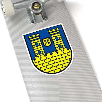 Wappen Neustadt in Sachsen (Germany) (Coat of Arms) STICKER Vinyl Kiss-Cut Decal - The Sticker Space