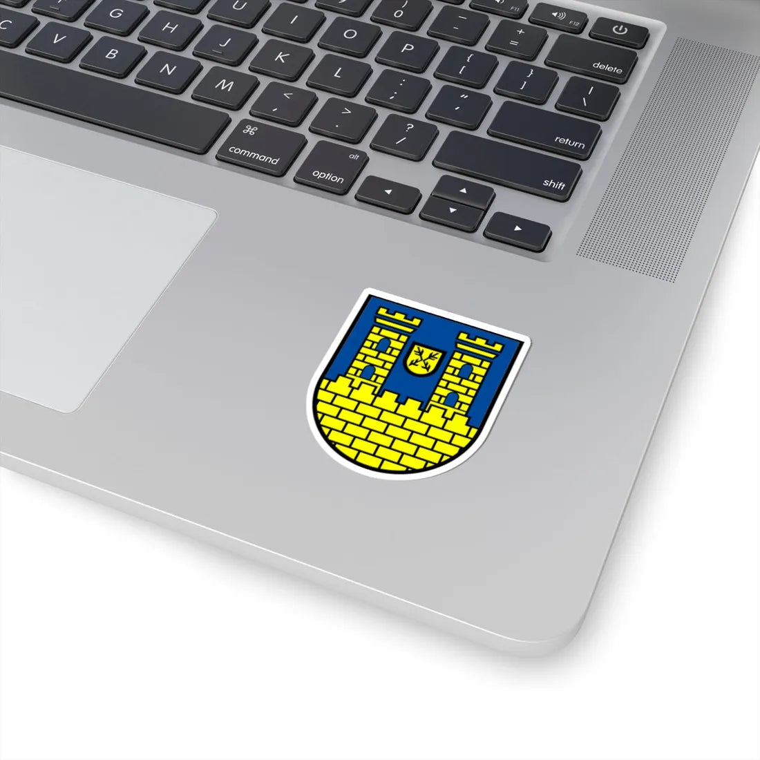 Wappen Neustadt in Sachsen (Germany) (Coat of Arms) STICKER Vinyl Kiss-Cut Decal - The Sticker Space