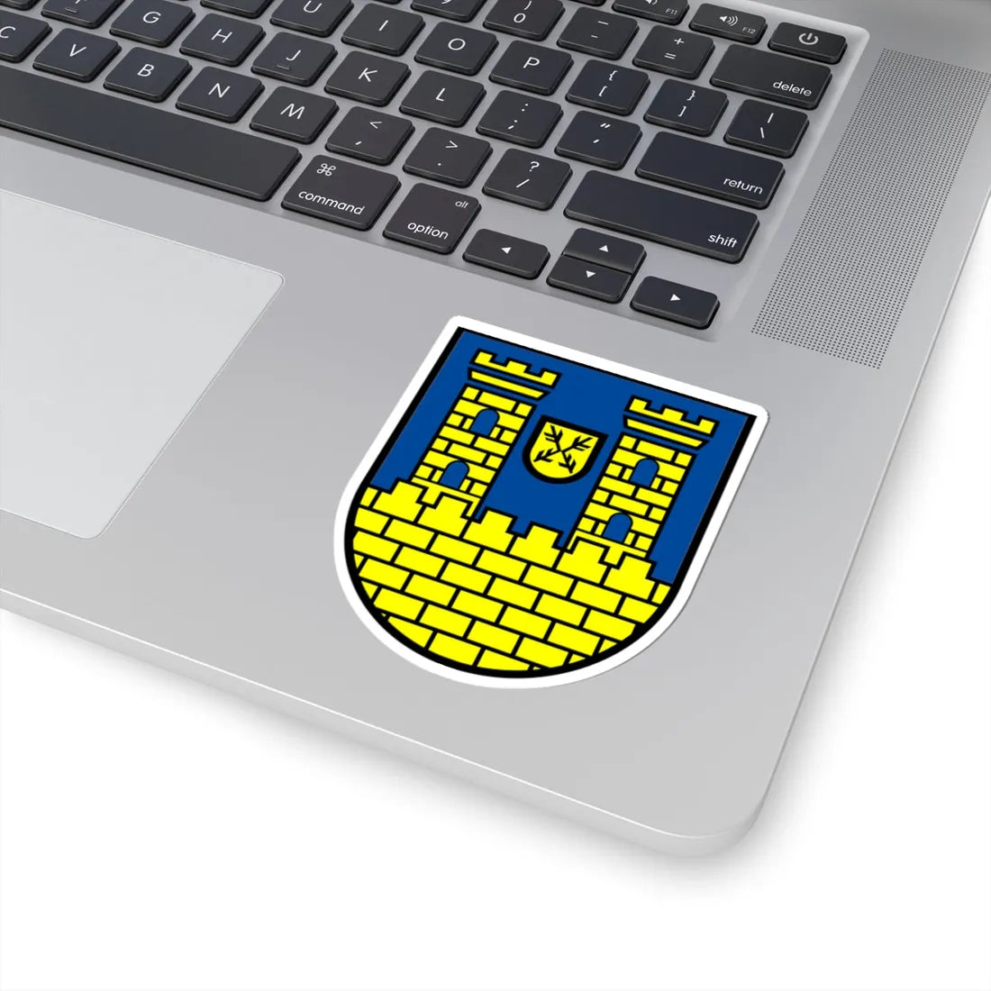 Wappen Neustadt in Sachsen (Germany) (Coat of Arms) STICKER Vinyl Kiss-Cut Decal - The Sticker Space
