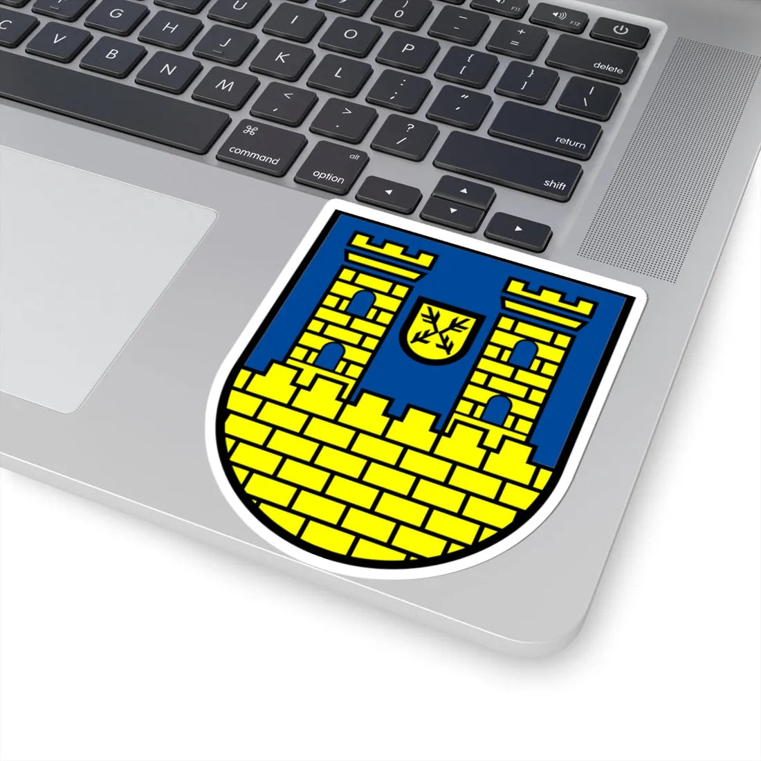 Wappen Neustadt in Sachsen (Germany) (Coat of Arms) STICKER Vinyl Kiss-Cut Decal - The Sticker Space