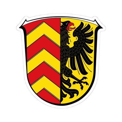 Wappen Nidderau (Germany) (Coat of Arms) STICKER Vinyl Kiss-Cut Decal 4 Inch White - The Sticker Space