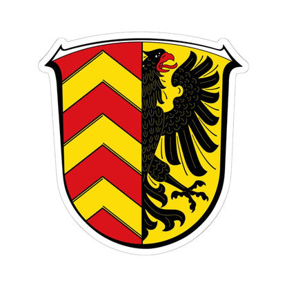 Wappen Nidderau (Germany) (Coat of Arms) STICKER Vinyl Kiss-Cut Decal 6 Inch White - The Sticker Space