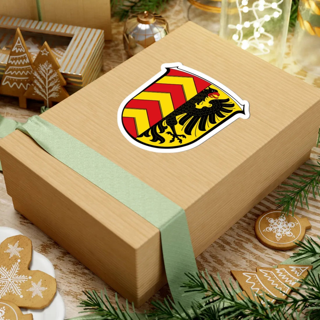 Wappen Nidderau (Germany) (Coat of Arms) STICKER Vinyl Kiss-Cut Decal - The Sticker Space